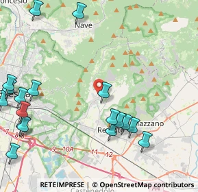 Mappa Via Valverde, 25082 Botticino BS, Italia (5.75474)