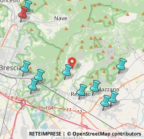 Mappa Via Valverde, 25082 Botticino BS, Italia (4.96727)