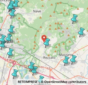 Mappa Via Valverde, 25082 Botticino BS, Italia (6.7895)