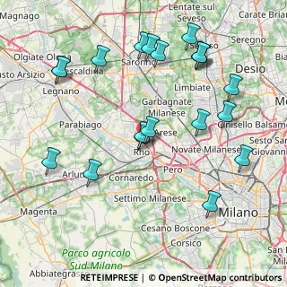 Mappa Via Grigna, 20017 Rho MI, Italia (9.085)