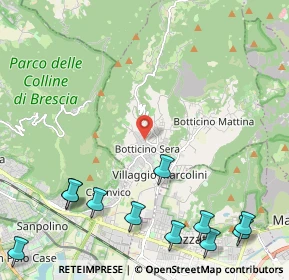 Mappa Via Padre Giovanni Franzoni, 25082 Botticino BS, Italia (3.11273)