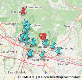 Mappa Via Padre Giovanni Franzoni, 25082 Botticino BS, Italia (6.61765)