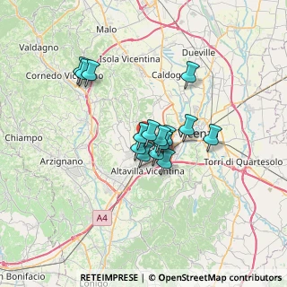 Mappa Via Pozzetto, 36051 Creazzo VI, Italia (4.83867)