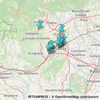 Mappa Via Pozzetto, 36051 Creazzo VI, Italia (6.32333)