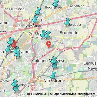 Mappa Viale Toscana, 20093 Cologno Monzese MI, Italia (2.86063)