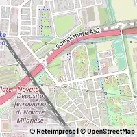 Hartă Novate Milanese