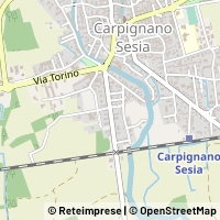 Карта Carpignano Sesia