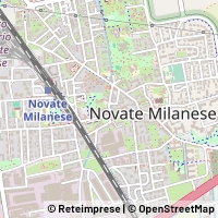 Mapa Novate Milanese
