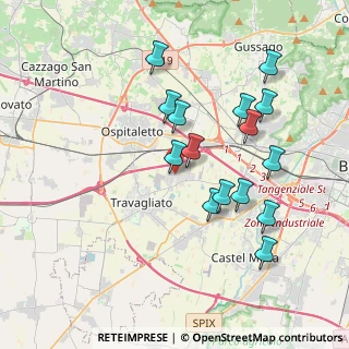 Mappa Via Averolda, 25039 Travagliato BS, Italia (3.63267)
