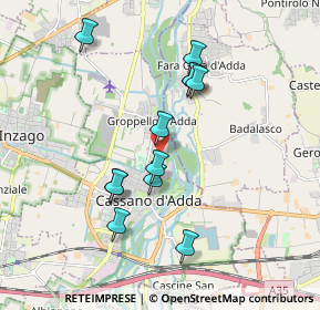 Mappa Via Salvo D'Acquisto, 20062 Cassano d'Adda MI, Italia (1.6875)