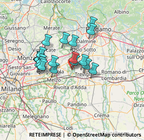 Mappa Via Salvo D'Acquisto, 20062 Cassano d'Adda MI, Italia (11.104)