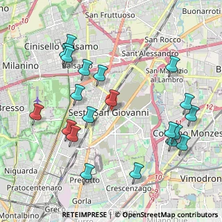 Mappa Piazza Luigi Petazzi, 20099 Sesto San Giovanni MI, Italia (2.3025)