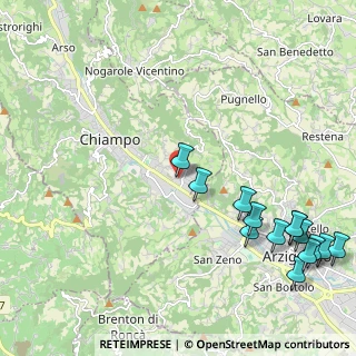 Mappa Via Donizetti, 36072 Chiampo VI, Italia (2.82143)