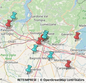 Mappa Via Moretto, 25122 Brescia BS, Italia (18.07455)