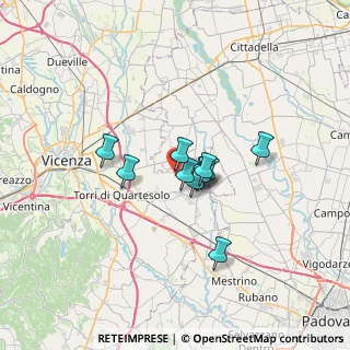Mappa Via Torrone, 36043 Camisano vicentino VI, Italia (4.25273)