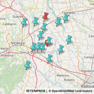 Mappa Via Torrone, 36043 Camisano vicentino VI, Italia (6.694)