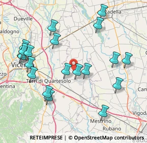 Mappa Via Torrone, 36043 Camisano vicentino VI, Italia (8.848)