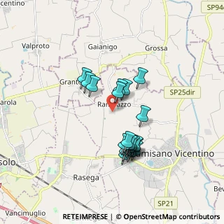 Mappa Via Giambattista Tiepolo, 36043 Camisano Vicentino VI, Italia (1.4975)