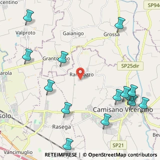 Mappa Via Giambattista Tiepolo, 36043 Camisano Vicentino VI, Italia (2.87786)