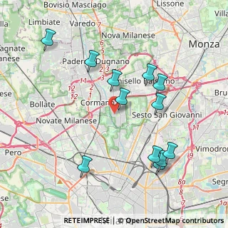 Mappa Via Alessandro Manzoni, 20091 Bresso MI, Italia (4.11833)