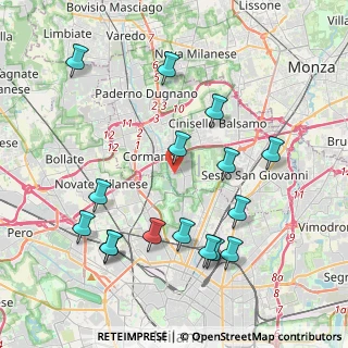 Mappa Via Alessandro Manzoni, 20091 Bresso MI, Italia (4.39188)
