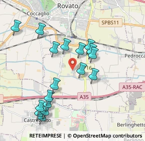 Mappa Via Fausto Coppi, 25038 Rovato BS, Italia (1.97)