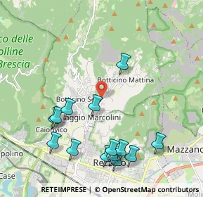 Mappa Via del Marmo, 25082 Botticino BS, Italia (2.30857)