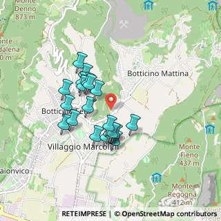 Mappa Via del Marmo, 25082 Botticino BS, Italia (0.7165)