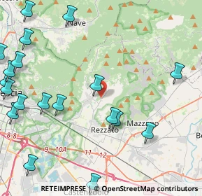 Mappa Via del Marmo, 25082 Botticino BS, Italia (6.0695)