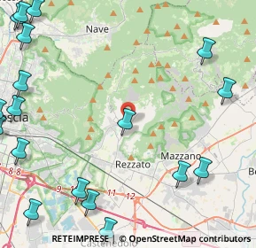 Mappa Via del Marmo, 25082 Botticino BS, Italia (6.9835)