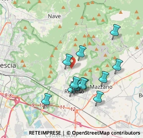 Mappa Via del Marmo, 25082 Botticino BS, Italia (3.28)