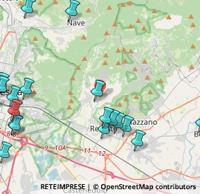Mappa Via del Marmo, 25082 Botticino BS, Italia (5.89158)
