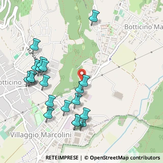 Mappa Via del Marmo, 25082 Botticino BS, Italia (0.574)