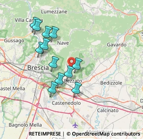 Mappa Via del Marmo, 25082 Botticino BS, Italia (6.69667)