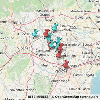 Mappa Via Fiume, 35016 Piazzola sul Brenta PD, Italia (8.07455)