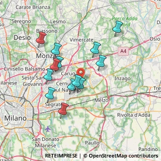 Mappa Via Primo Levi, 20060 Bussero MI, Italia (6.61692)