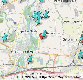 Mappa Via dei Quadretti, 24045 Fara Gera d'Adda BG, Italia (3.026)