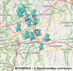 Mappa Via dei Quadretti, 24045 Fara Gera d'Adda BG, Italia (6.67923)