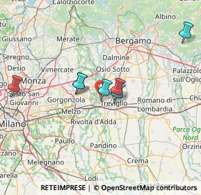 Mappa Via dei Quadretti, 24045 Fara Gera d'Adda BG, Italia (25.0275)