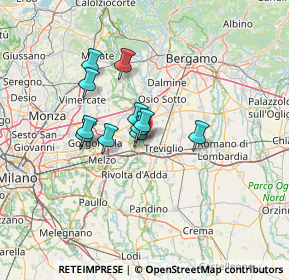 Mappa Via dei Quadretti, 24045 Fara Gera d'Adda BG, Italia (9.45)