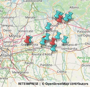 Mappa Via dei Quadretti, 24045 Fara Gera d'Adda BG, Italia (11.59286)