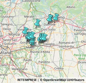 Mappa Via dei Quadretti, 24045 Fara Gera d'Adda BG, Italia (9.025)