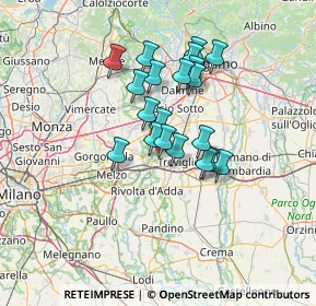 Mappa Via dei Quadretti, 24045 Fara Gera d'Adda BG, Italia (10.472)