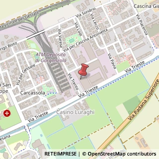 Mappa Via Trento, 2, 20064 Gorgonzola, Milano (Lombardia)