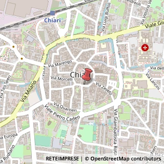 Mappa Via Alcide De Gasperi, 34, 25032 Chiari, Brescia (Lombardia)
