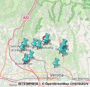 Mappa Via Massimo ďAzeglio, 37024 Negrar VR, Italia (6.33143)