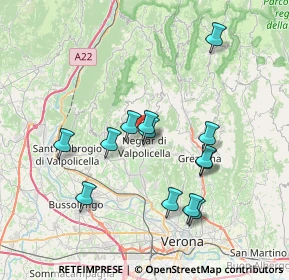 Mappa Via Massimo ďAzeglio, 37024 Negrar VR, Italia (6.88)