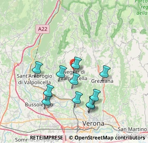 Mappa Via Massimo ďAzeglio, 37024 Negrar VR, Italia (6.86545)