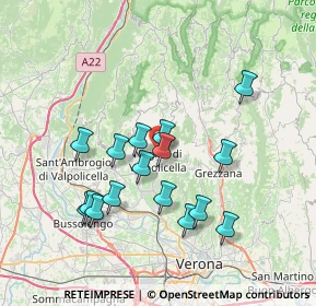 Mappa Via Massimo ďAzeglio, 37024 Negrar VR, Italia (6.78)