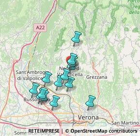 Mappa Via Massimo ďAzeglio, 37024 Negrar VR, Italia (6.53786)